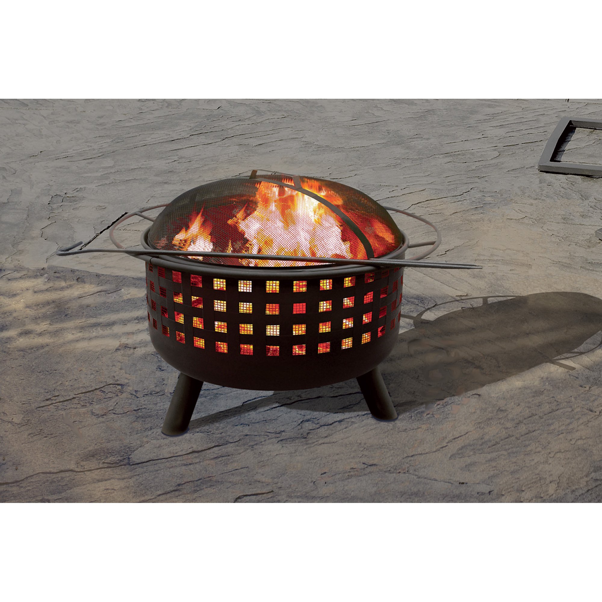 Landmann Fire Pit with Accessories — Memphis City Lights, Model# 26314